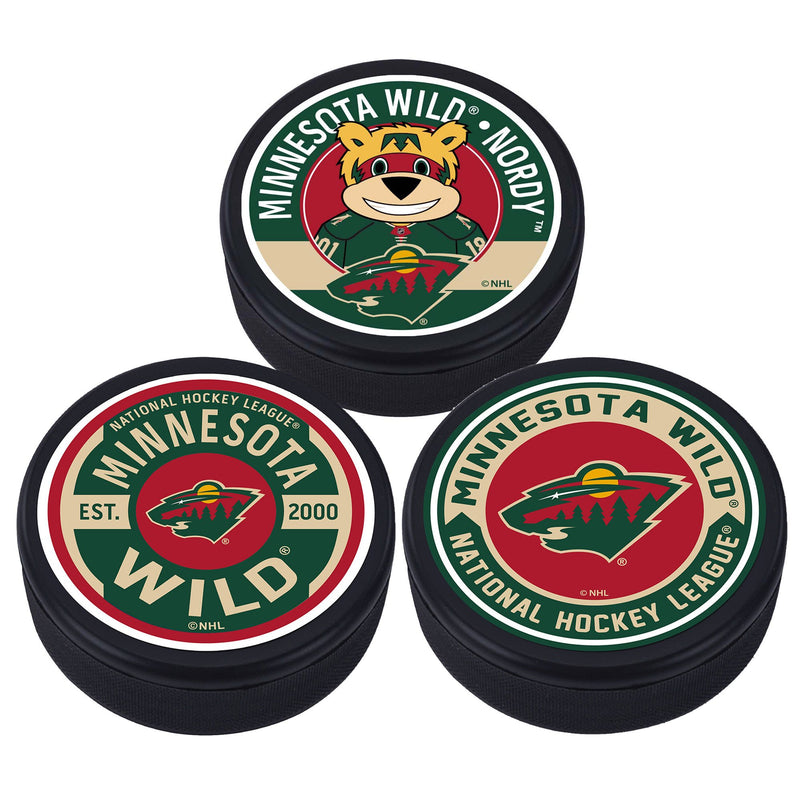 Minnesota Wild Hockey Pucks