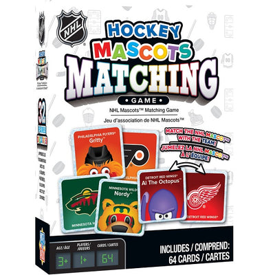 NHL Mascots Matching Board Game