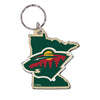 Minnesota Wild State Freeform Keychain