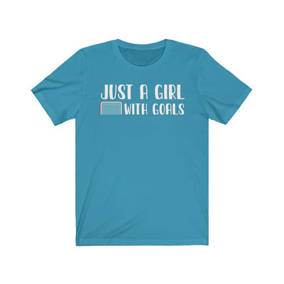 "Just A Girl With Goals" Unisex Jersey Tee