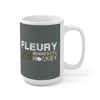 Fleury 29 Minnesota Hockey Ceramic Coffee Mug In Gray, 15oz