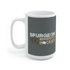Spurgeon 46 Minnesota Hockey Ceramic Coffee Mug In Gray, 15oz