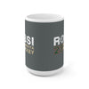 Rossi 23 Minnesota Hockey Ceramic Coffee Mug In Gray, 15oz
