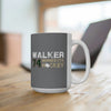 Walker 74 Minnesota Hockey Ceramic Coffee Mug In Gray, 15oz
