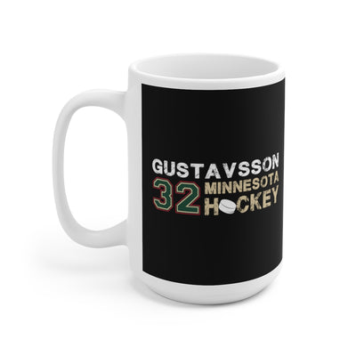Gustavsson 32 Minnesota Hockey Ceramic Coffee Mug In Black, 15oz