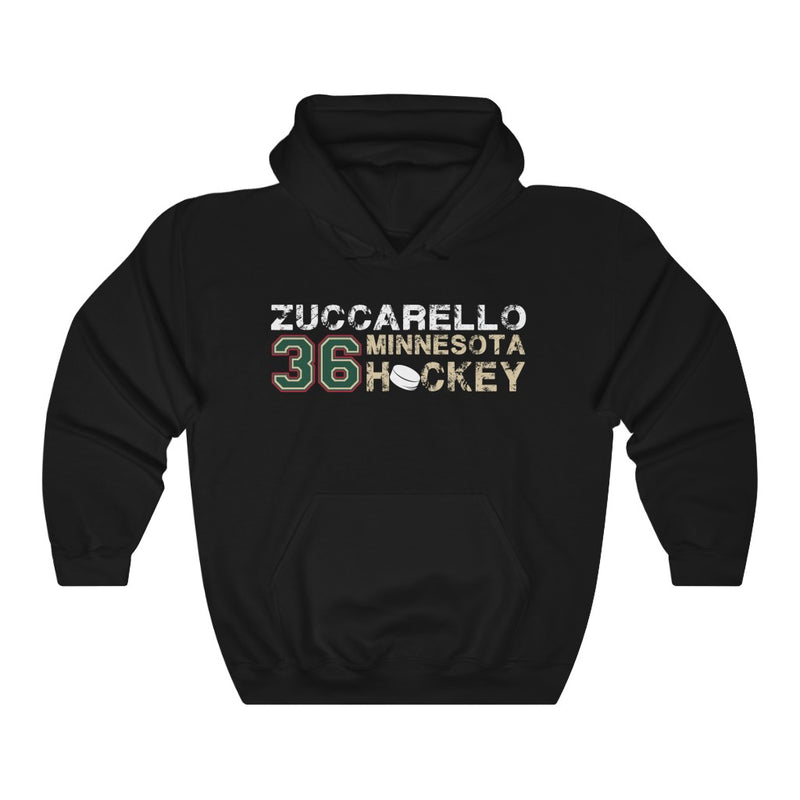 Zuccarello 36 Minnesota Hockey Unisex Hooded Sweatshirt