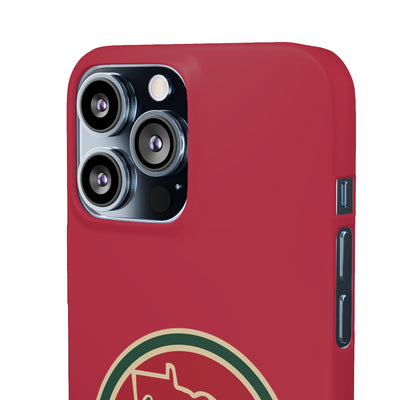 Ladies Of The Wild Snap Phone Cases In Iron Range Red