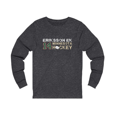 Eriksson Ek 14 Minnesota Hockey Unisex Jersey Long Sleeve Shirt