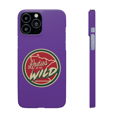 Ladies Of The Wild Snap Phone Cases In Purple