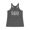 "Voted Most Likely To End Up In Penalty Box" Women's Tri-Blend Racerback Tank Top