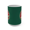 Ladies Of The Wild Ceramic Coffee Mug In Forest Green, 15oz