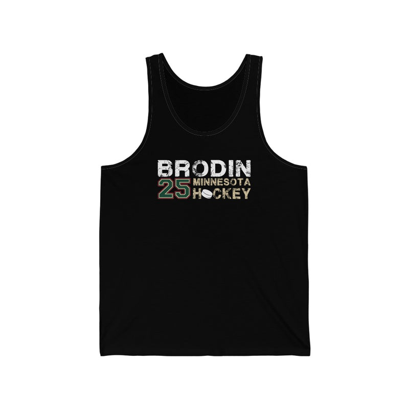 Brodin 25 Minnesota Hockey Unisex Jersey Tank Top