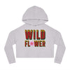 "Wild Flower" Women’s Cropped Hooded Sweatshirt
