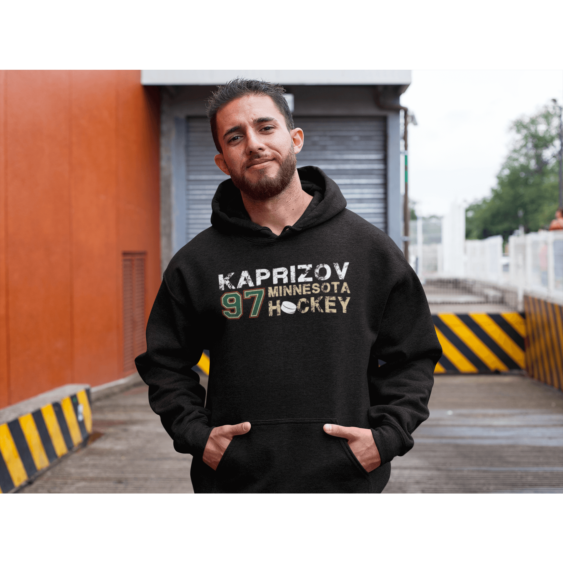 Kaprizov 97 Minnesota Hockey Unisex Hooded Sweatshirt
